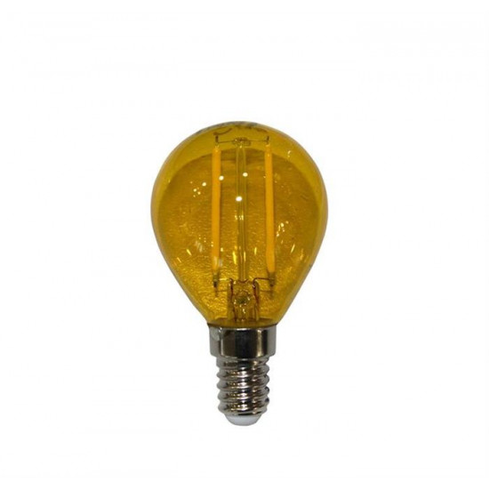 LUMEN E14 2W filament LED fényforrás - narancssárga