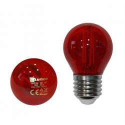 LUMEN E27 2W piros G45 filament LED fényforrás