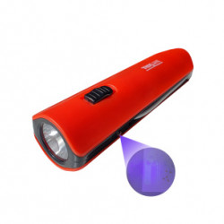 Trixline TR-069L LED tölthető lámpa UV fénnyel - piros