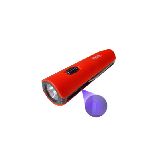 Trixline TR 069L LED tölthető lámpa UV fénnyel - piros