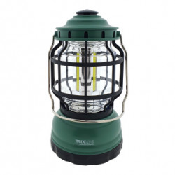 Trixline TR 218R fényerőszabályozós kempinglámpa 3x3 watt - zöld