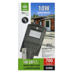 Trixline TR362S 10W napelemes / szolár utcai megvilágító