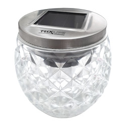 Trixline TR 374 napelemes üveg asztali lámpa