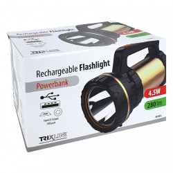 Trixline TR 991L LED 4,5W tölthető lámpa + powerbank