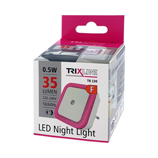 Trixline TR230 éjszakai fény - rózsaszín