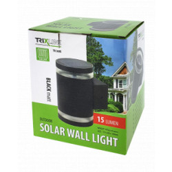 Trixline TR368 S napelemes lámpa - matt fekete