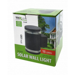 Trixline TR369 S napelemes lámpa - matt szürke