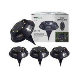 Trixline TR592 szolár kerti lámpa készlet - 4 darabos